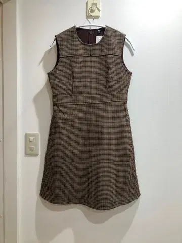 새상품 유니클로 UNIQLO 더블 페이스 미니 원피스 미니 원피스