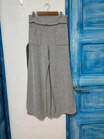 야마다야! RADIATE! 프론트 포켓 울 와이드 팬츠! 라이트 그레이