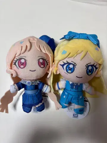 비밀의 아이프리 미츠키 타마키 봉제 인형 2개 세트.