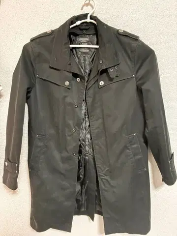 [ 비즈니스 OK ] 롱 코트 안감 탈부착 블랙 수트 대응