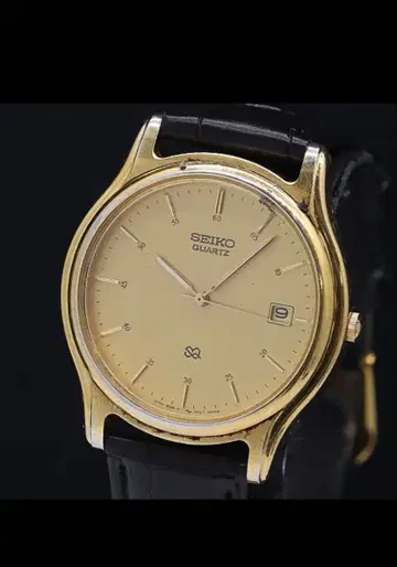 SEIKO 쿼츠 손목시계 골드