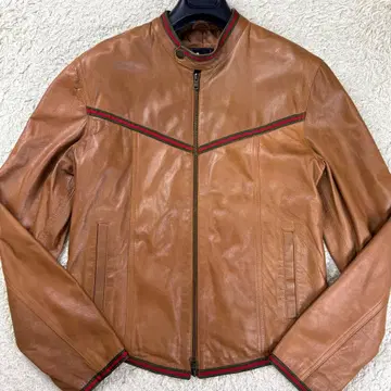 이탈리아제 LALTRAMODA 라이더 자켓 램 가죽 라인 50