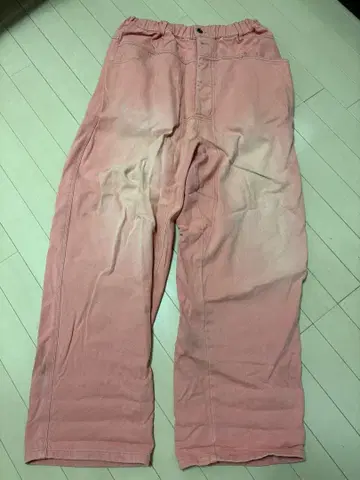 Ballsy Brothers 핑크 스트레이트 데님