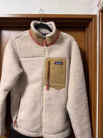 Patagonia 플리스 자켓 크림 베이지