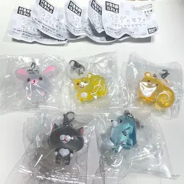 토끼 모피 메지루시 액세서리 세미 컴플리트 5점 세트