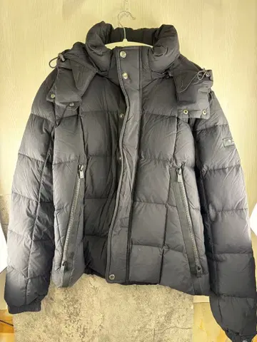 TATRAS 블랙 다운 자켓 후드 부착 사이즈 2