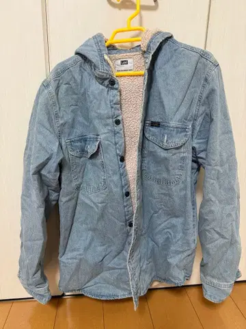 Lee 후드 부착 데님 자켓 M