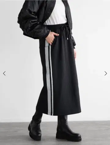 yamadaya RADIATE 라메 라인 스커트