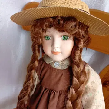 캐나다 인형 인형 스탠드 포함 빨간 머리 앤과 닮은 인형