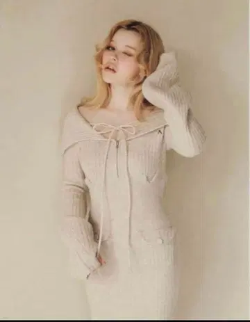 ANDMARY Noah ribbon knit dress