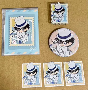 명탐정 코난 weekend holiday 캔뱃지 카드 괴도 키드