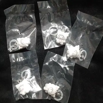 Sanrio 후와후와 메지루시 액세서리 쿠로미 5개 세트