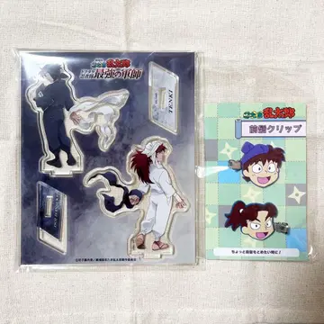 닌타마 란타로 도이 한스케 아크릴 스탠드 앞머리 클립