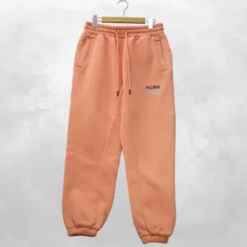 ACME 23 로고 자수 드로 코드 속기모 스웨트 팬츠