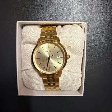SEIKO 자동 와인딩 골드 시계
