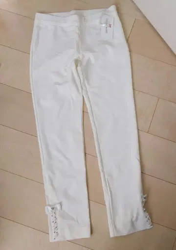 새상품 택 포함 GALLERY VISCONTI 레깅스 팬츠 리본