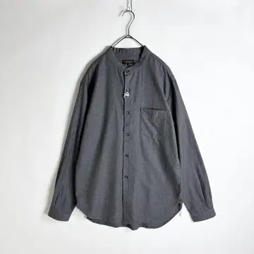 [ 미사용 택 포함 ] A VONTADE 코튼 터널 밴드 카라 셔츠