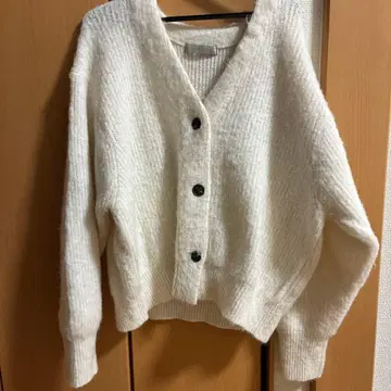 아이보리 오버 사이즈 가디건 XL