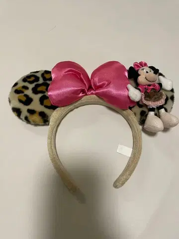 미니 마우스 레오파드 무늬 머리띠