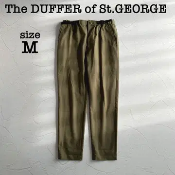 [ 컨디션 최상 ] 더 다퍼 오브 세인트 조지 이지 팬츠 올리브 그린 M