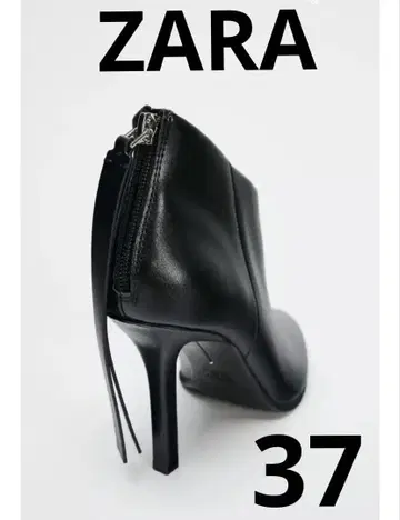 ZARA 풀탭 힐 숏부츠 37 자라 컨디션 최상입니다