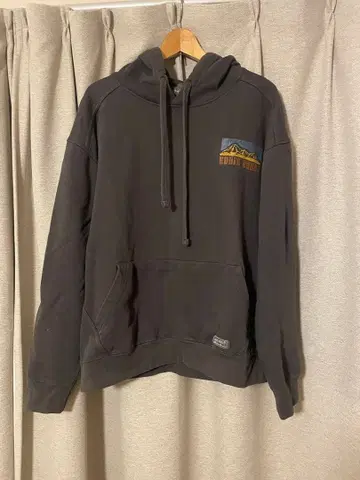 Eddie Bauer 후드 부착 후드티 다크 그레이