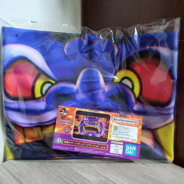 [미사용 새상품] 모모타로 전철 1번 복권 B상 킹 봉비 담요 1개 4