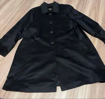 캐시미어 100% 롱 코트 블랙