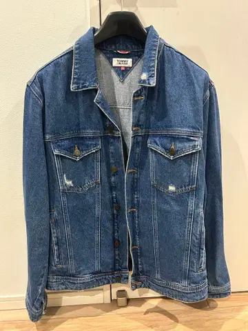 타미힐피거 데님 자켓