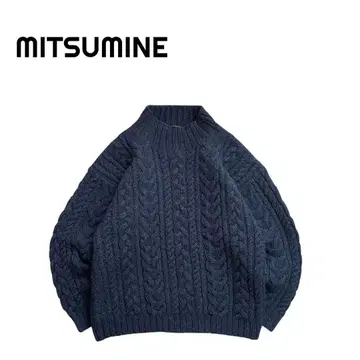 [ 새상품급 ] MITSUMINE 90s 피셔맨 울 니트 스웨터