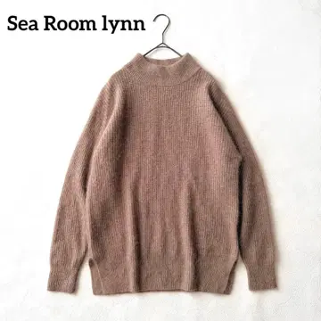 새상품급 SeaRoomlynn 시루무린 복슬복슬 니트 울 베이지