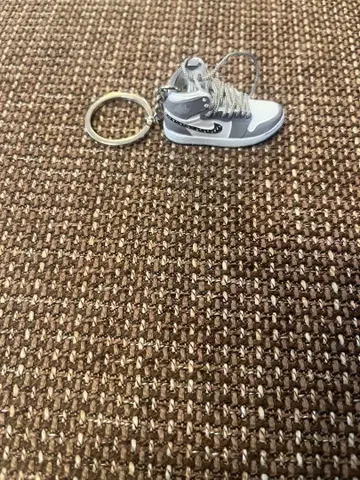 NIKE 키링 화이트/그레이 약 5cm