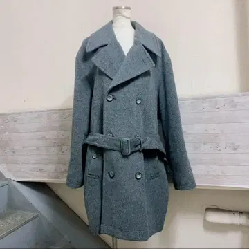 준맨 울 코트 더블 피코트