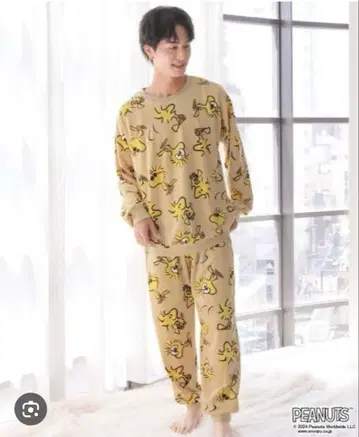 PEANUTS 룸웨어 세트 aimerefiel 사이즈 L 남녀 공용
