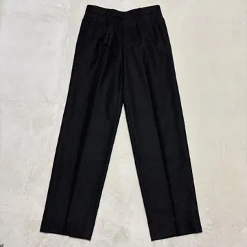 y120814 BOSS 캐주얼 팬츠 치노 팬츠 울 블랙