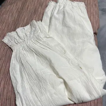 sm2 밑단 스캘럽 팬츠 오프 사만사 모스모스