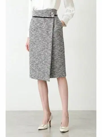 핑키&다이앤 트위드 스커트