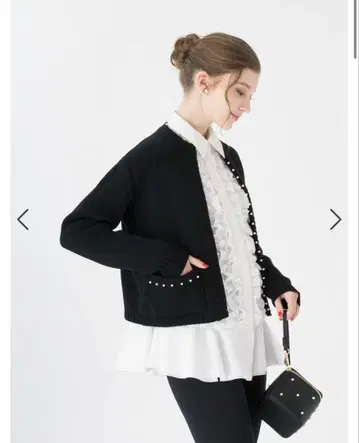 트루 바이 마리코 오이카와 니트 자켓