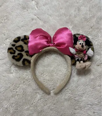 Disney 미니 레오파드 무늬 머리띠