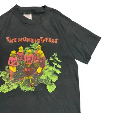 싱글 THE MUMBLETYPEGS 밴딩 T셔츠 블랙 M