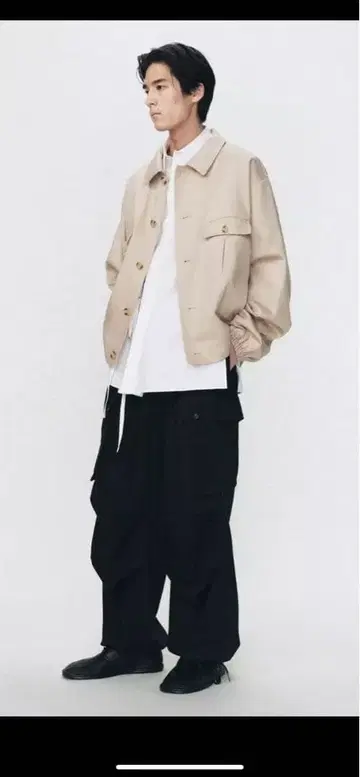 SOSHIOTSUKI X ZARA 릴랙스핏 수트 카고 팬츠