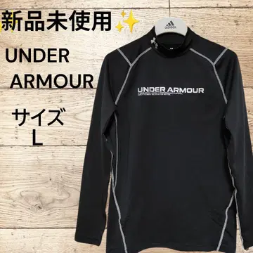 미사용 새상품 UNDERARMOUR 골드 기어 피티드 블랙 [ L ]