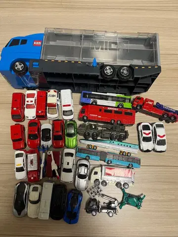 미니카 세트 30대 트럭 수납 포함