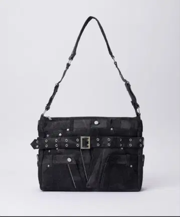 [ GRANCY ] 클레이지 레이어드 데님 팬츠 디자인 숄더백