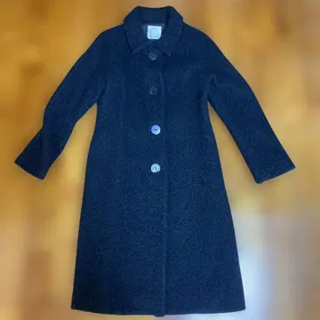 La Vanille 블랙 롱 코트