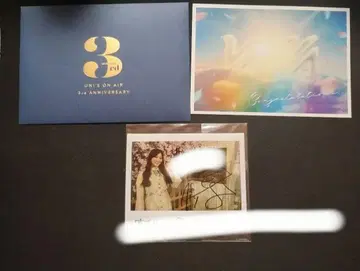 시오 사리나 친필 사인 폴라로이드 + 사인 포함 브로마이드 세트 상품