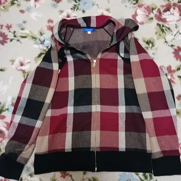 블루 레이블 크레스트브릿지 체크 후드티 38