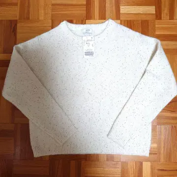 슬로브 이에나 스팽글 니트 SLOBEIENA 화이트 미사용 새상품