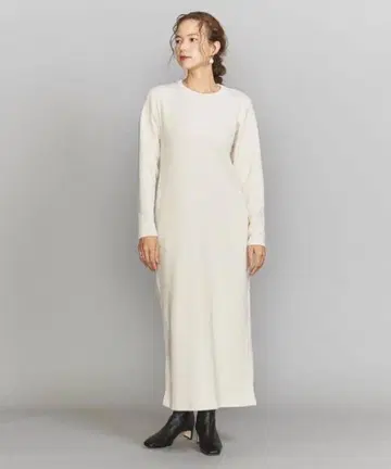 BEAUTY&YOUTH 코듀로이 룩 맥시 티셔츠 원피스