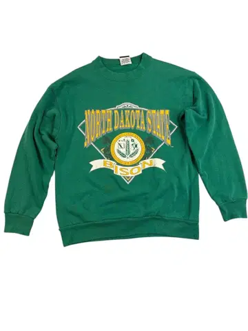 USA SIGNAL 칼리지 로고 NDSU BISON 맨투맨 L